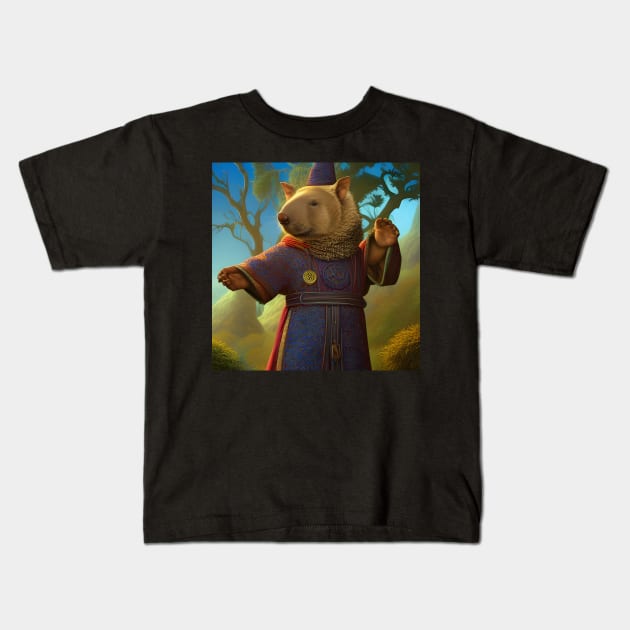 18th level Marsupialmancer! Kids T-Shirt by TheWombatsDen